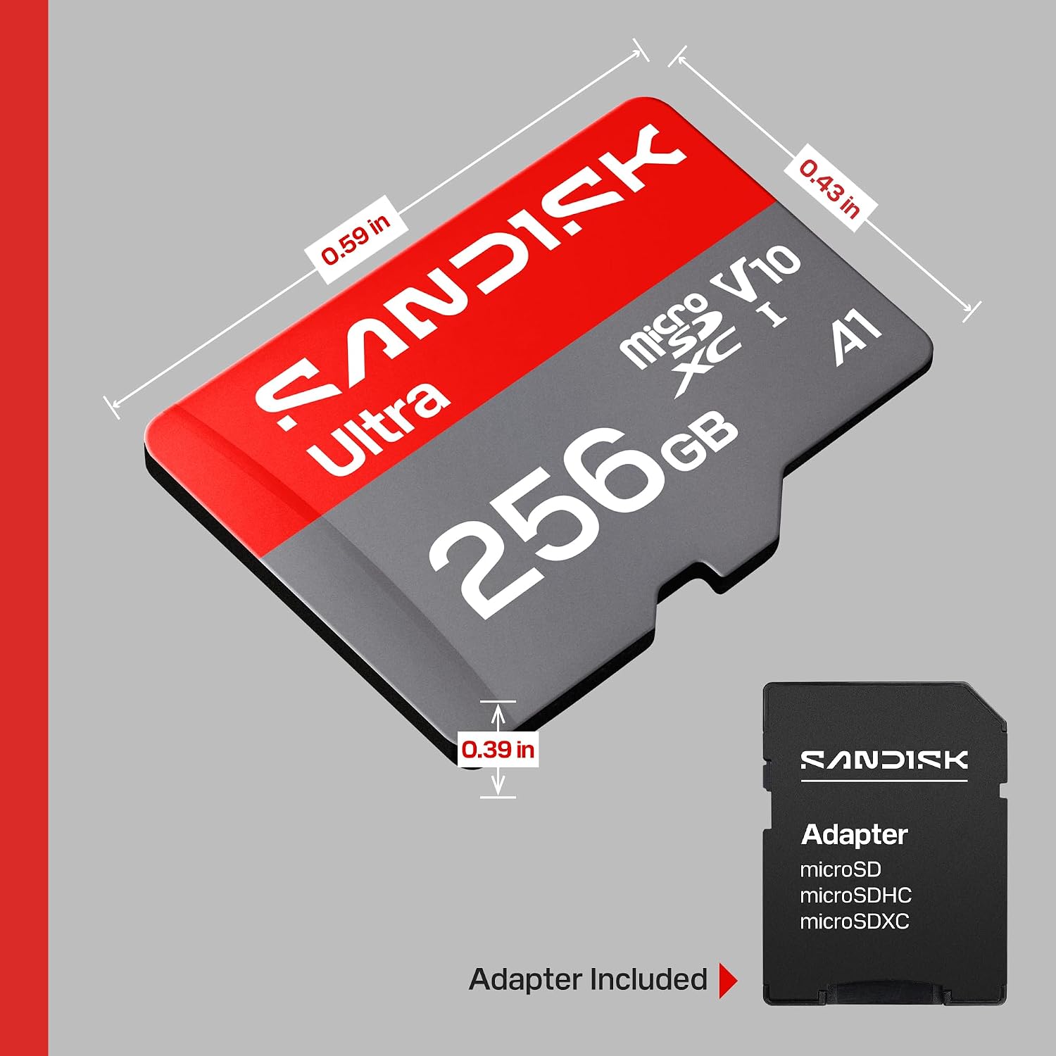 SANDISK 256GB Ultra microSD UHS-I Card - Up to 195MB/s Read Speed, Full HD Video, V10, U1, C10, A4 - SDSQUJQ-256G-GZ6MA - Image 8