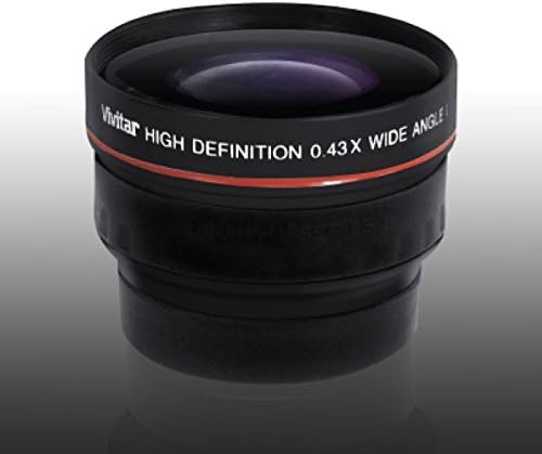 Vivitará 4358W 0.43X 58mm Wide Angle Lens,Black - Image 2